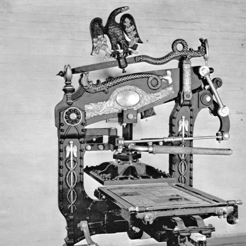 Karl Wilhelm Reichard entwickelte kurzerhand ein neues Verfahren zur Vervielfältigung von Drucklettern in Metall.